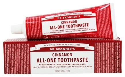 TOOTHPASTE 140g DR.BRONNER CINAMMON Hot on Sale