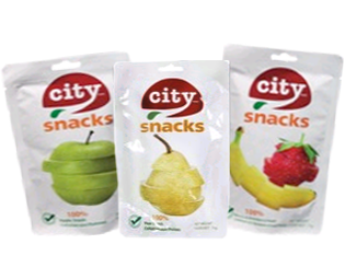 SNACKS CITY 17G BANANA & FRAISE Cheap