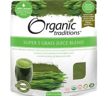 SUPER 5GRASS JUS 150G ORG.TRADITIONS For Cheap