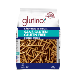 PRETZEL STICKS 400G GLUTINO For Sale