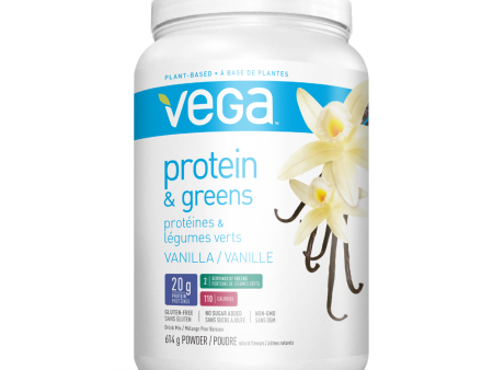 PROTEIN & GREENS 608G VANILLA For Cheap