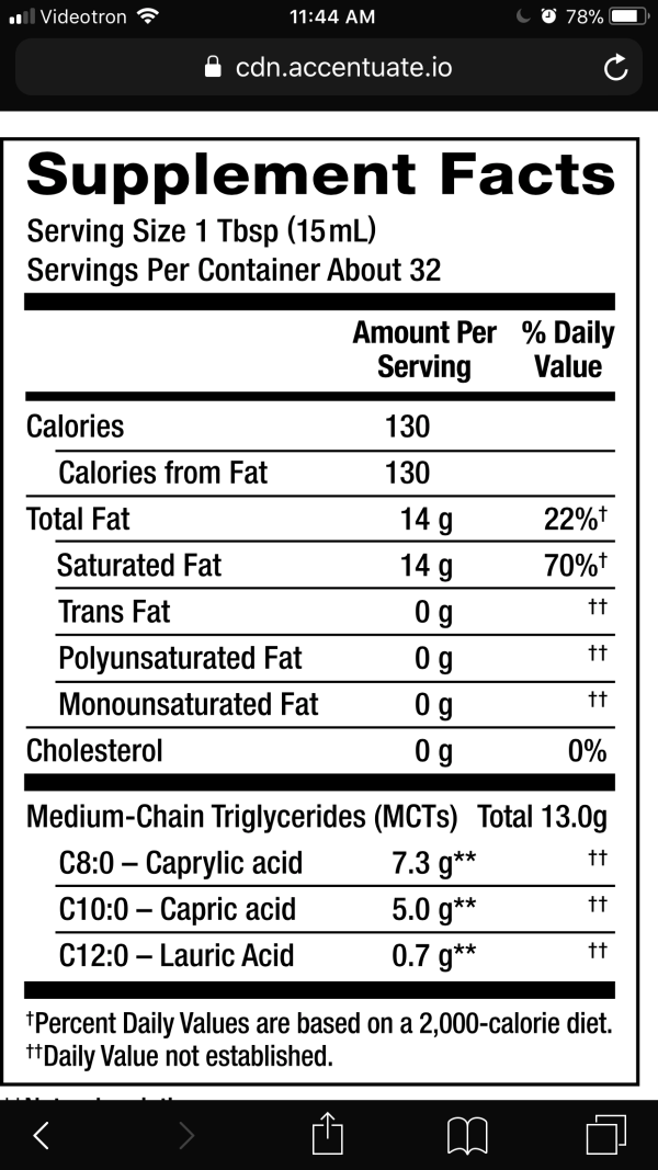 MCT OIL 946ml BIO NUTIVA Sale