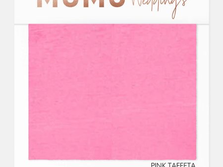 Bridesmaid Fabric Swatch ~ Pink Taffeta on Sale