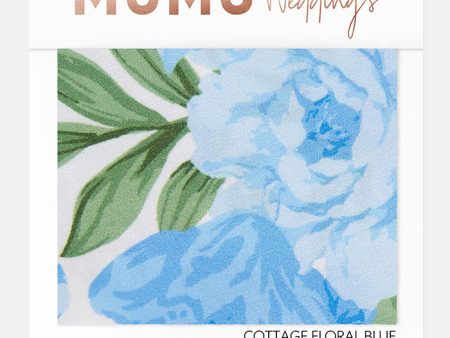 Bridesmaid Fabric Swatch ~ Cottage Floral Blue Online